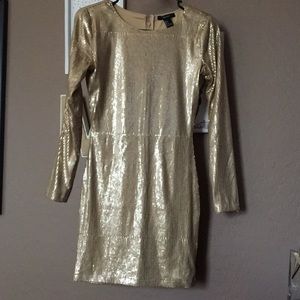 Gold sparkly dress